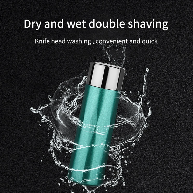 Hot sale USB charging Stainless Steel Blade Shaving Rechargeable Waterproof Cordless Triple Blade Mini Shavers For Men