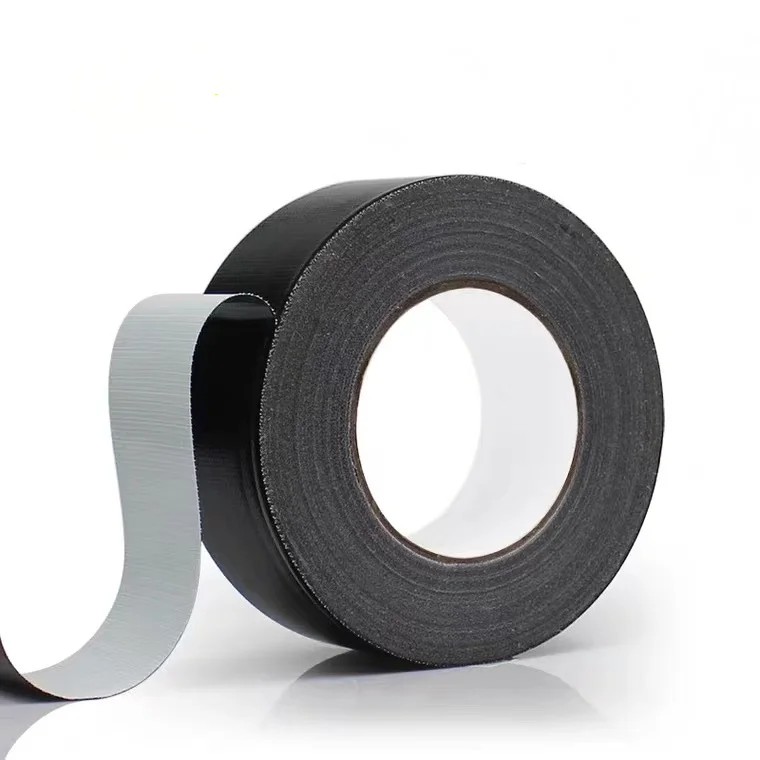 Waterproof 50 meshes silver flexible duty cloth duct tape for duct wrapping and bonding 0.18MMX48MMX30M