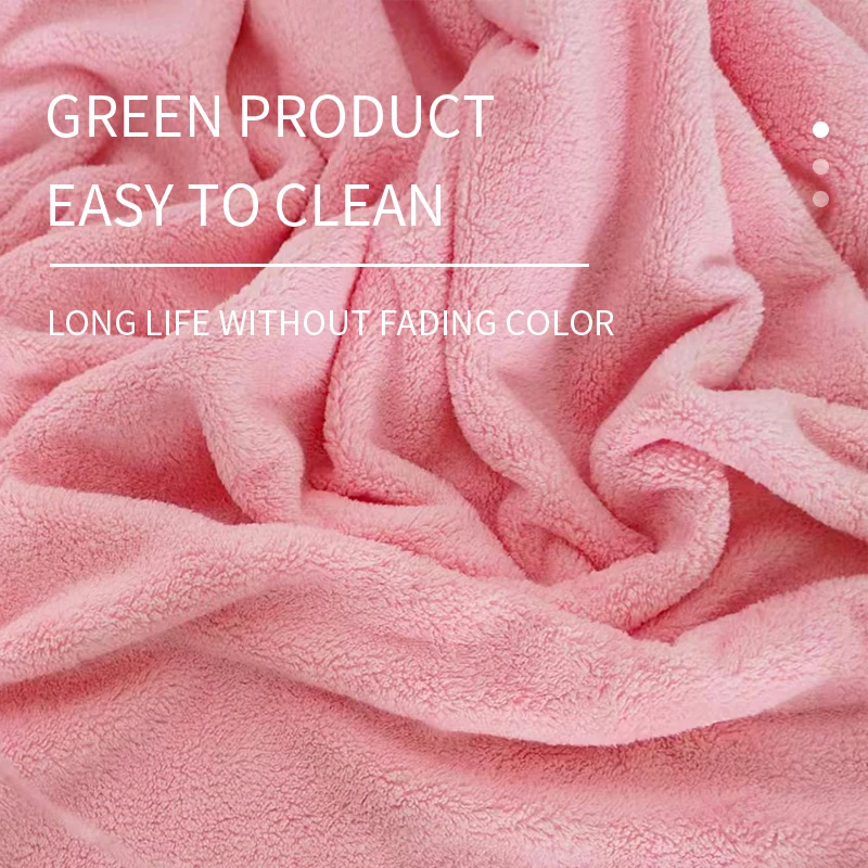 Factory Price Microfiber Coral Fleece Children Bath Towel Coral Velvet Towel