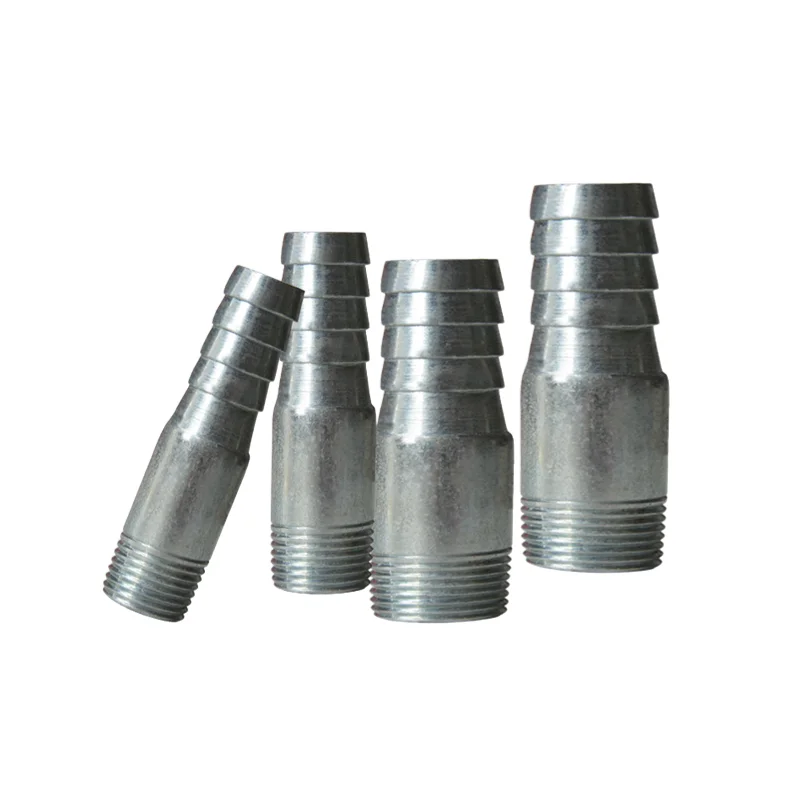 Customized Carbon steel gi galvanized welding hose steel pipe joint fittings barrel nipple