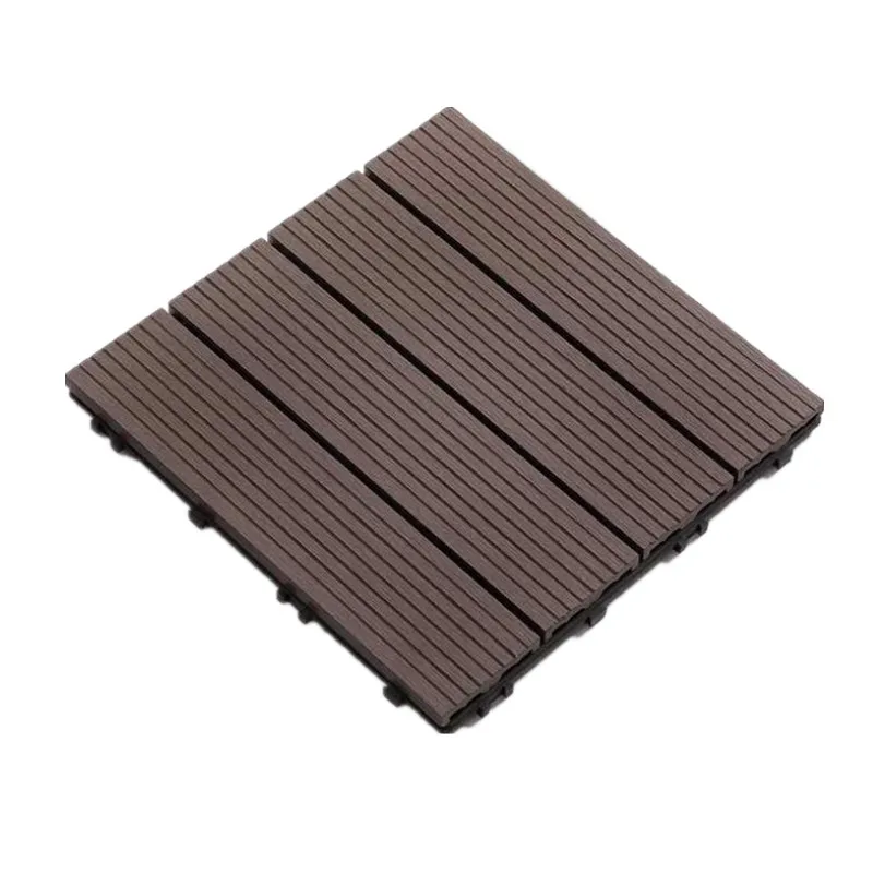 300x300x21mm outdoor  DIY wpc  wood plastic composite tiles for garden