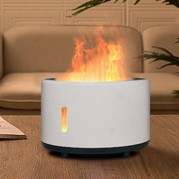 Flame volcanic aroma diffuser Essential oil remote control oil car portable diffusers USB Home music aromatherapy humidifiers