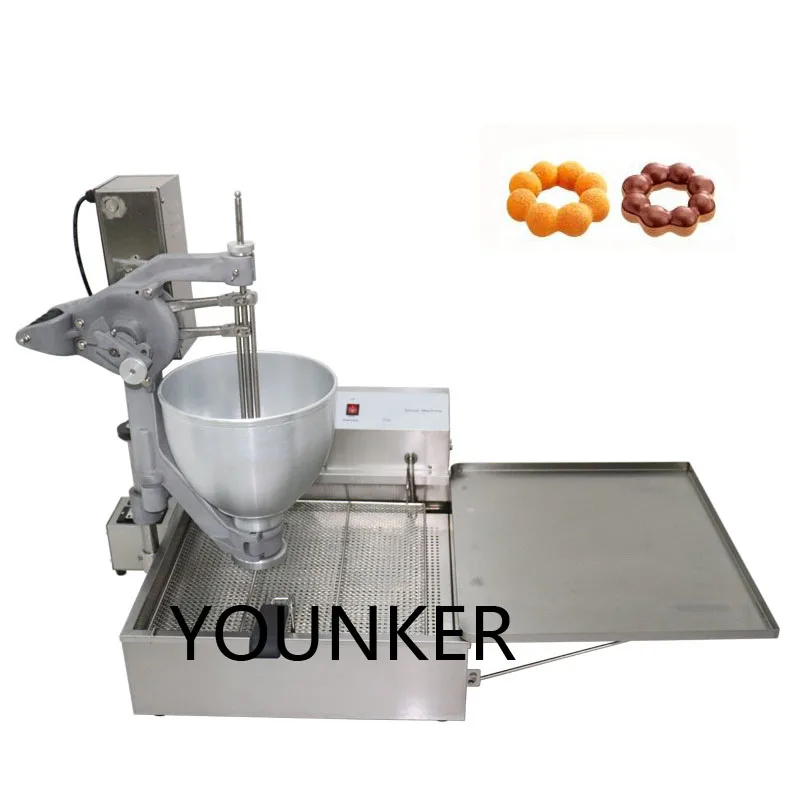 Snack Luqaimat Buy Lil Mini Round Ball Doughnut Making Electric Sweet Ball Maker Donuts Meatball Luqaimat Machine Maker Fryer