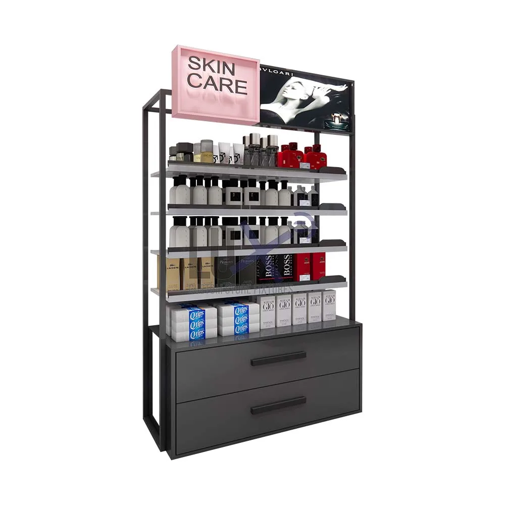 Oem&Odm Display Rack Cosmetic Store Display Cabinet Lipstick Makeup Display Stand