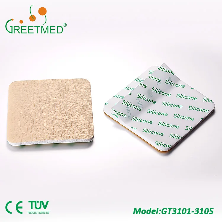 Повязка на рану из серебристого ионного пенопласта, одобренная CE