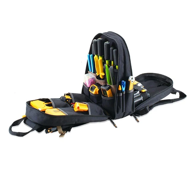 Outdoor Good Quality Tool Backpack Durable Multi- pockets Tool Backpack Tool Organizer For Worker