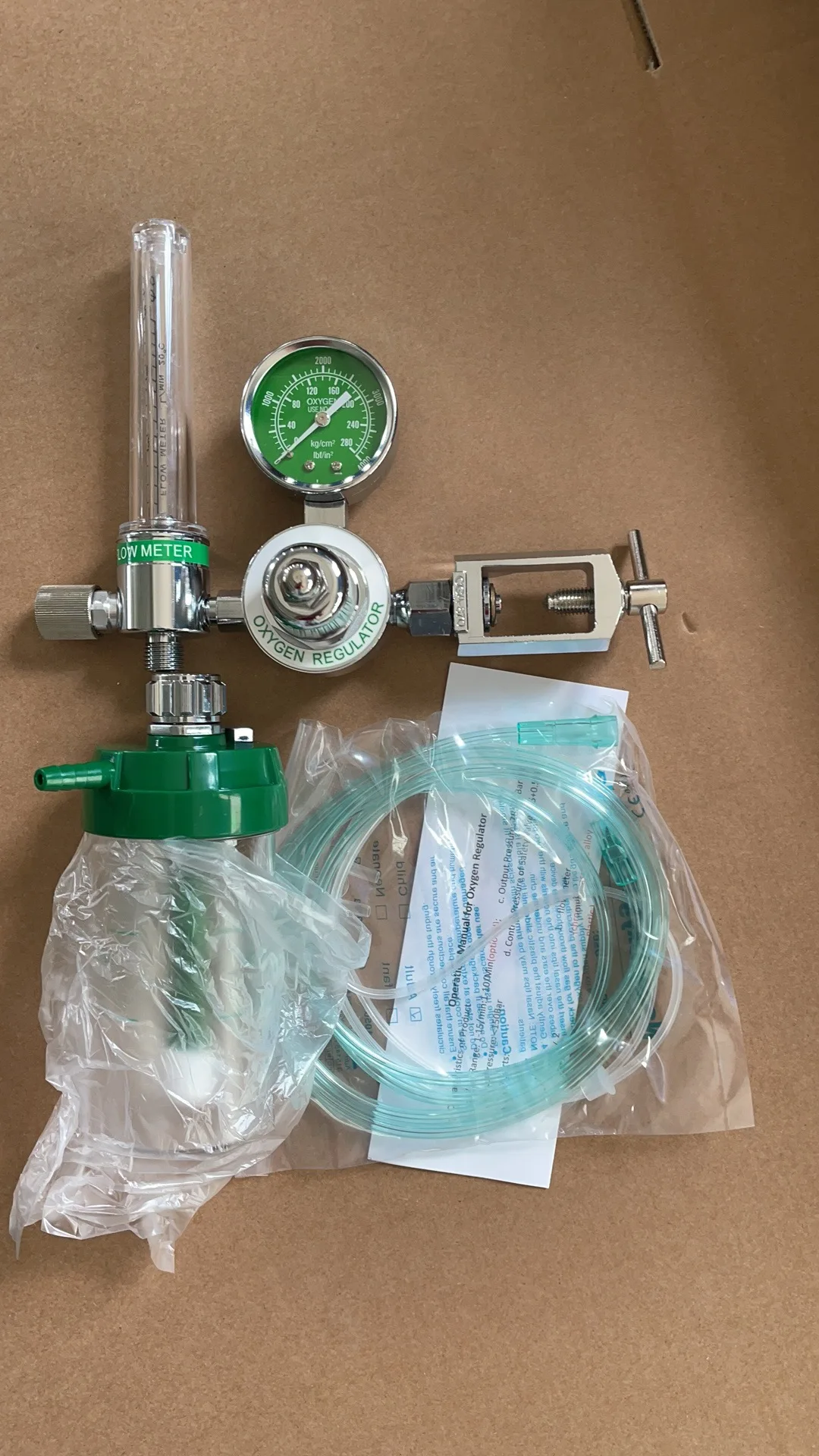 lovtec pin yoke medical oxygen cylinder regulator with humidifier bottle concentrator