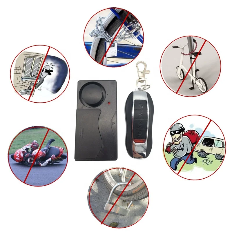 Modified motorcycle Security Anti Lost Wireless Remote Control Vibration Detector Alarm for nmax xmax nvx for forza click adv150