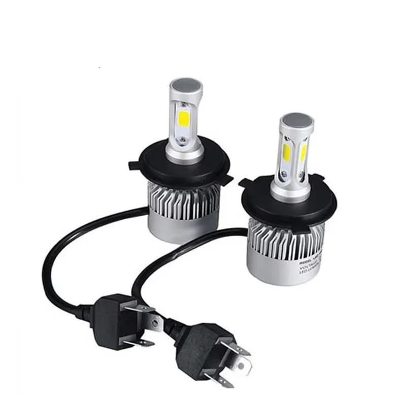 Auto H4 LED Lights with Integrated H7 H11 9006 Headlamps Modified Car Bulbs & Fan for RV Lighting Systems