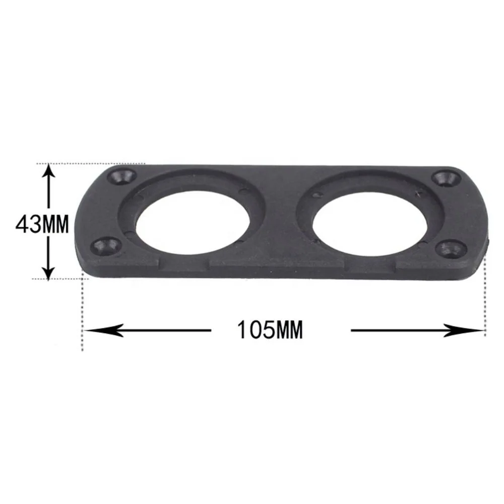  В байкерском стиле из водонепроницаемого материала 4 портами для автомобильного зарядного устройства USB разъем питания выходного отверстия 5V Выход всего 6.2A панельный мотор порта зарядное устройство