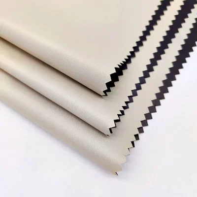 Blackout 210t Taffeta with Waterproof PU & Silver Membrane Coated for Car Cover Furniture Cover or Curtain