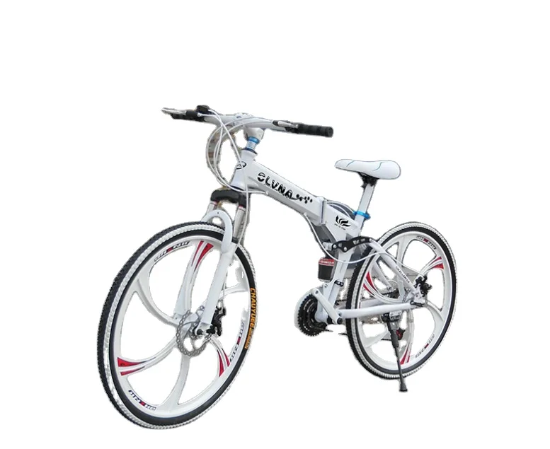 
Cheap price mountain bike 21 speeds folding bicycle disc brake mountain bicycle quickly deliver 