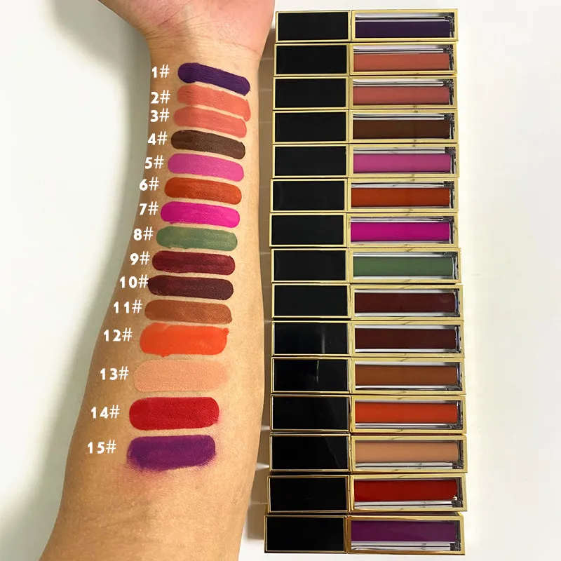 Customized lipstick waterproof long lasting private label matte liquid lipstick