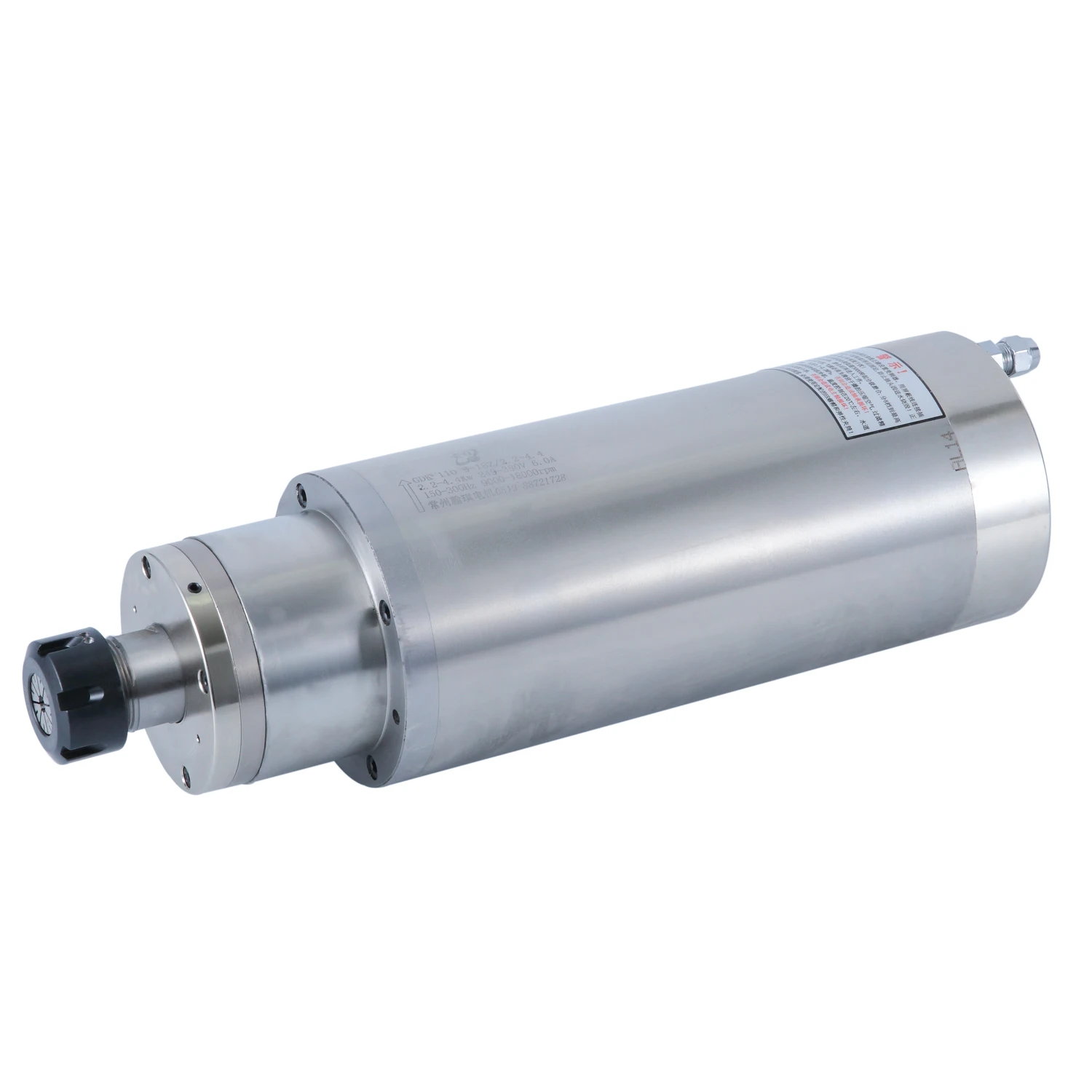 HQD GDK105 3.5 ER20 105mm 3.5Kw 12.1A 21000rpm 220V 12kg cnc Water Cooled permanent power Spindle 3.5 kw