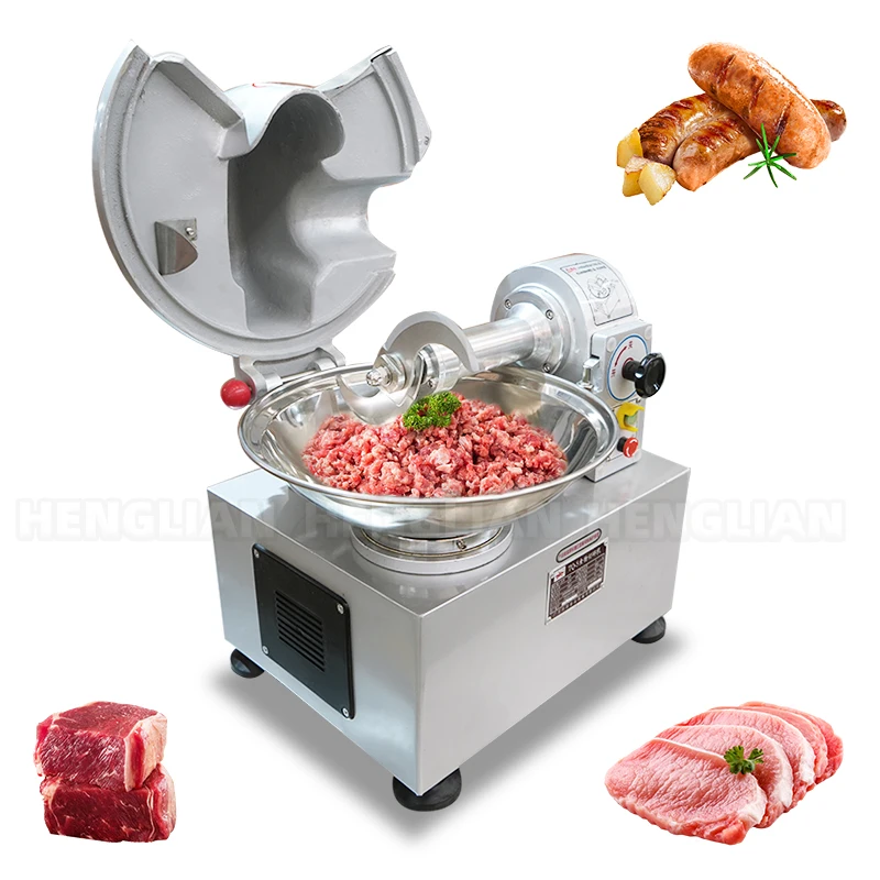 Factory Supplier Sausage Meat Bowl Cutter Cheap Price Silent Cutting