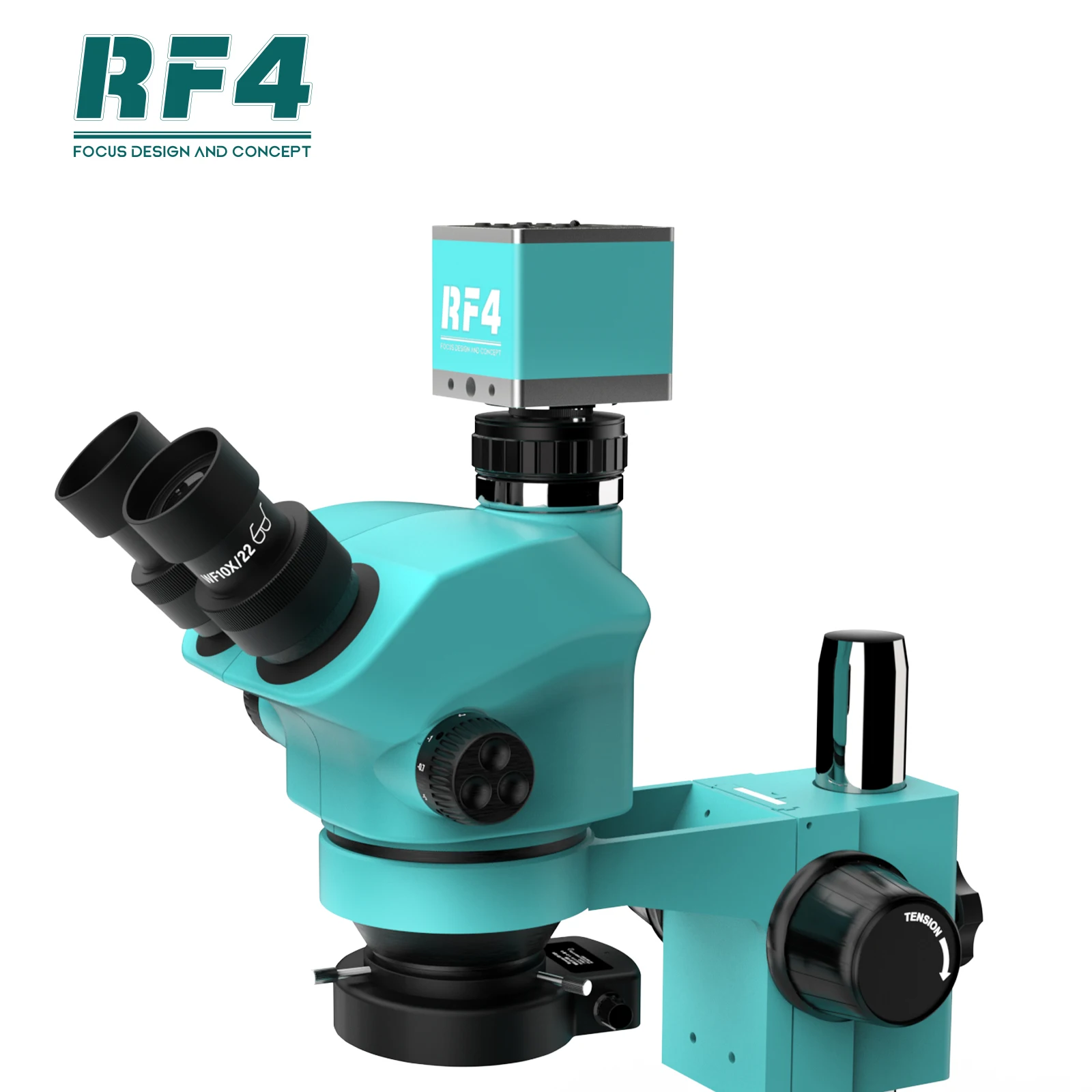 Микроскоп RF4 7050TVD2 2KC2 4KC1 с камерой 7-50X ювелирный ремонт стерео тринокулярный микроскоп
