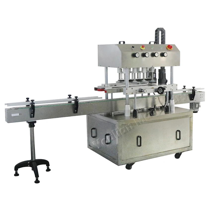 GXZ-400 High Speed Automatic Electric Lug Capper Linear PET Bottle Jar Spray Trigger Lid Screw Capping Machine