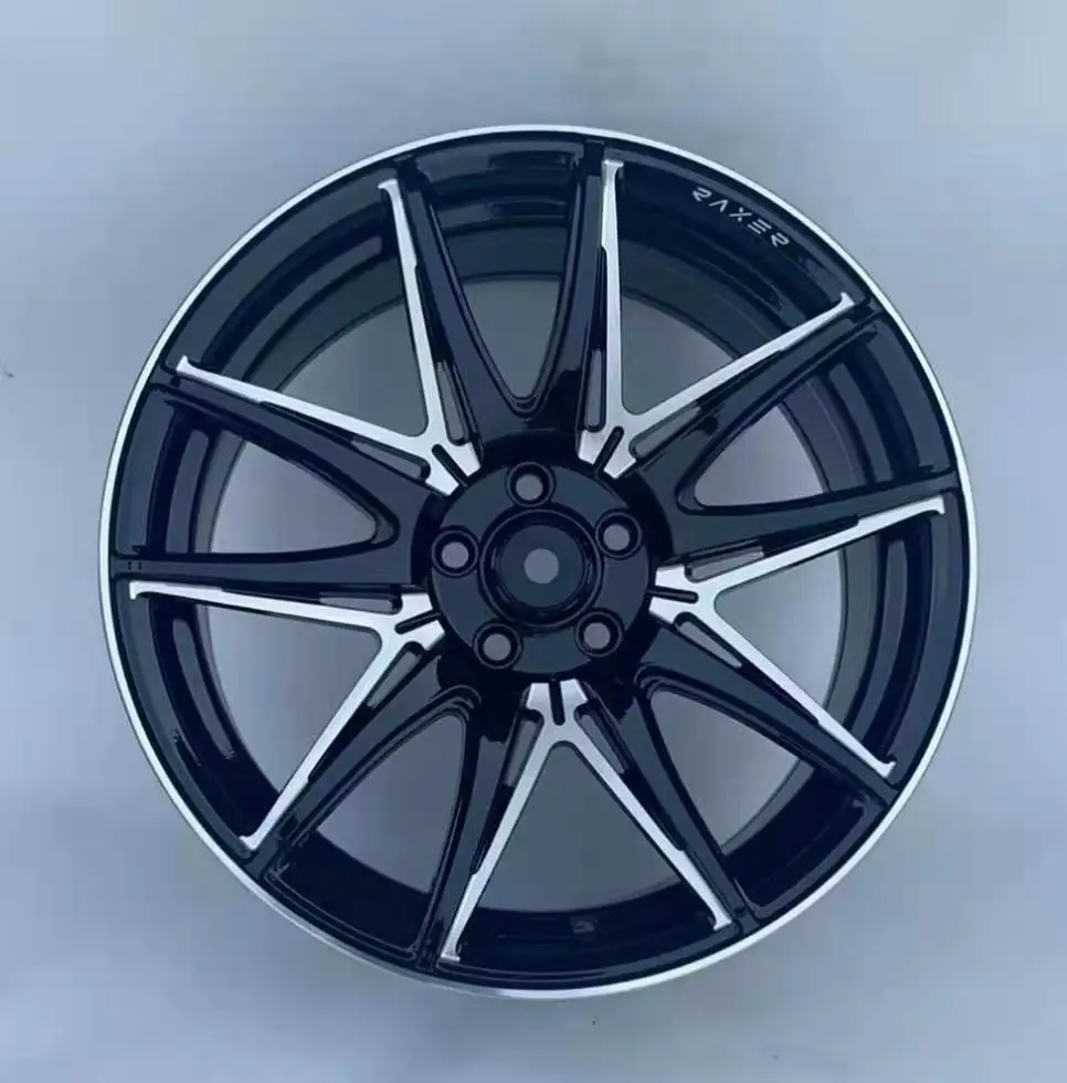 1200 Black Universal Rines Mag Wheel Alloy Car Rims Hoop 17 18 Inch 5 Holes 5x100