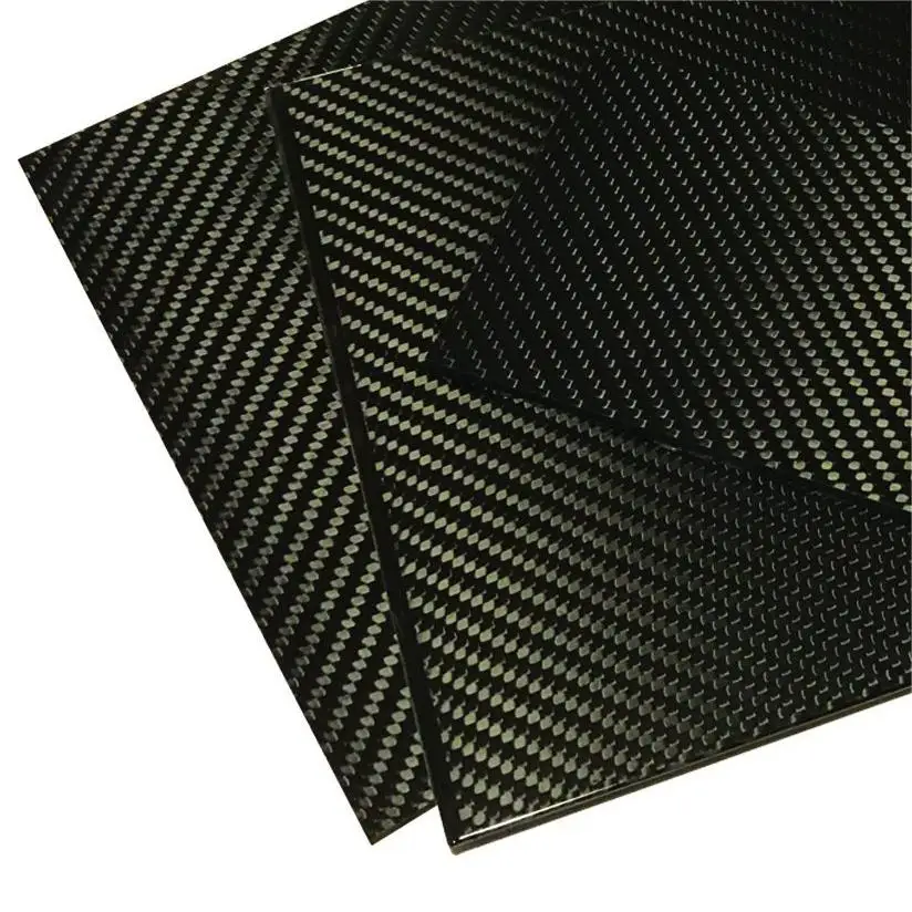 Factory offer 100% Pure carbon fiber sheets plates 1mm 2mm 3mm 4mm 5mm 6mm 10mm