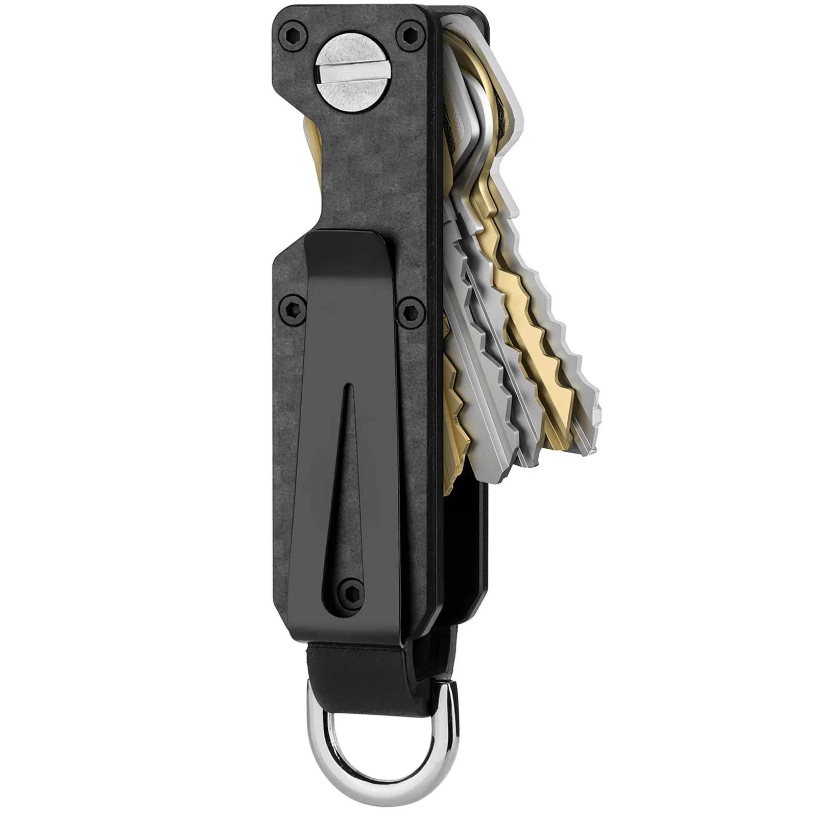 Slim Minimalist Metal Key Organizer Holder Keeps Your Keys Become Silent And Avoid Scratches