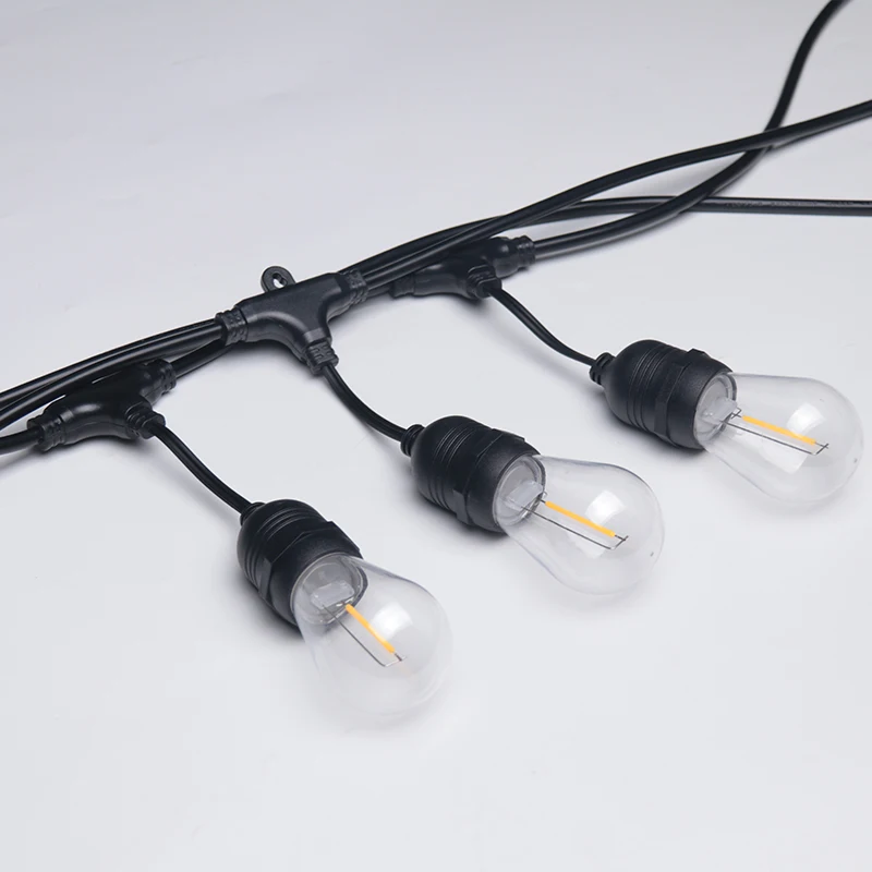 S14 Outdoor Waterproof LED Christmas String Light Decorative Holiday Wedding Indoor Clear Party