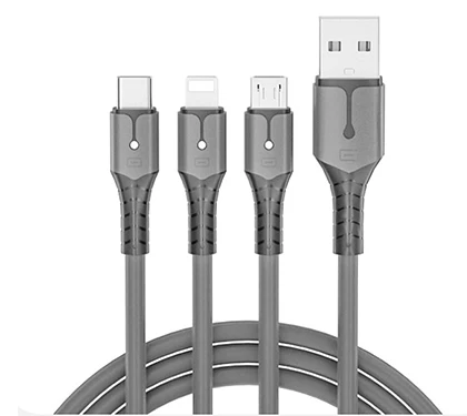 Amazon Горячая продажа бесплатный образец дешевые светодиодные быстрые силиконовые Usb зарядные кабели