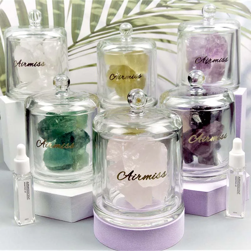 Air Miss Decorative Aroma Crystal Diffuser Fragrance Oil Gift Box Stone Essential Oil Diffuser