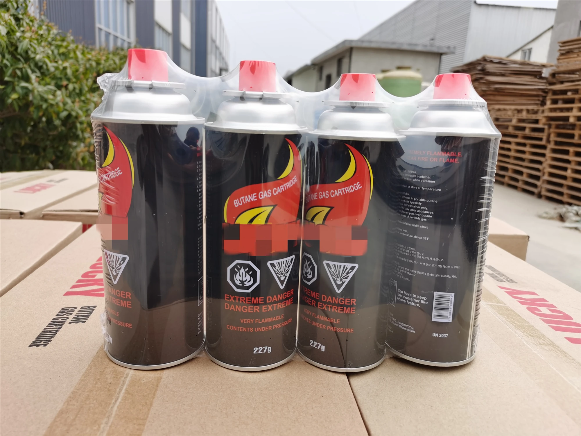 2025 Hot-sale 65x158mm Butane Aerosol Gas Can for Outdoor Adventures & Camping Trips with 1 Inch Standard Valve