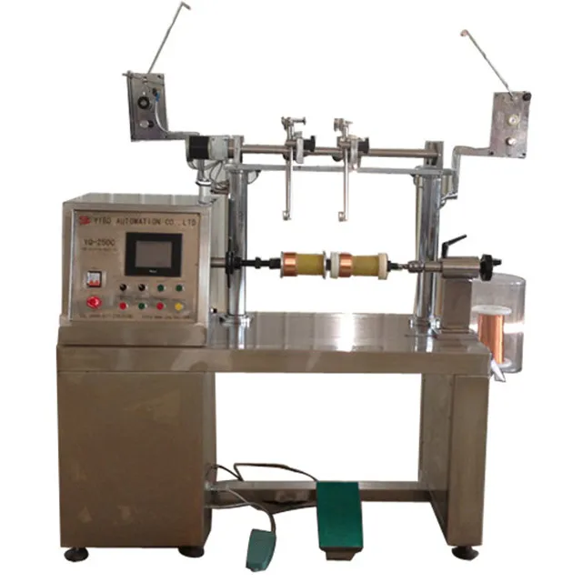 
YQ250CM Wide Speed Selection Range Parallel Electric PT Coil Winding Machine 
