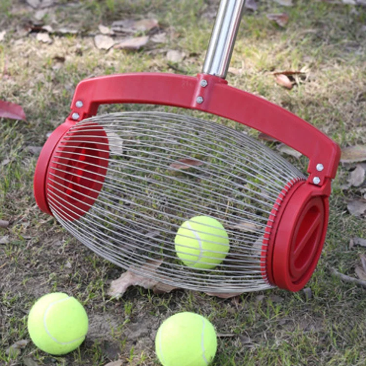 Hot sale nut gatherer ball pick up nut collector fruit picker garden tool picking up ping pong balls with stainless steel