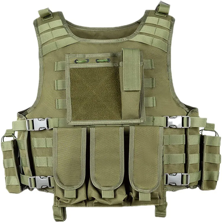Durable Breathable Heavy Duty Body 10-piece Set Tactical Combat Vest for Outdoor Shooting Cs Game Training