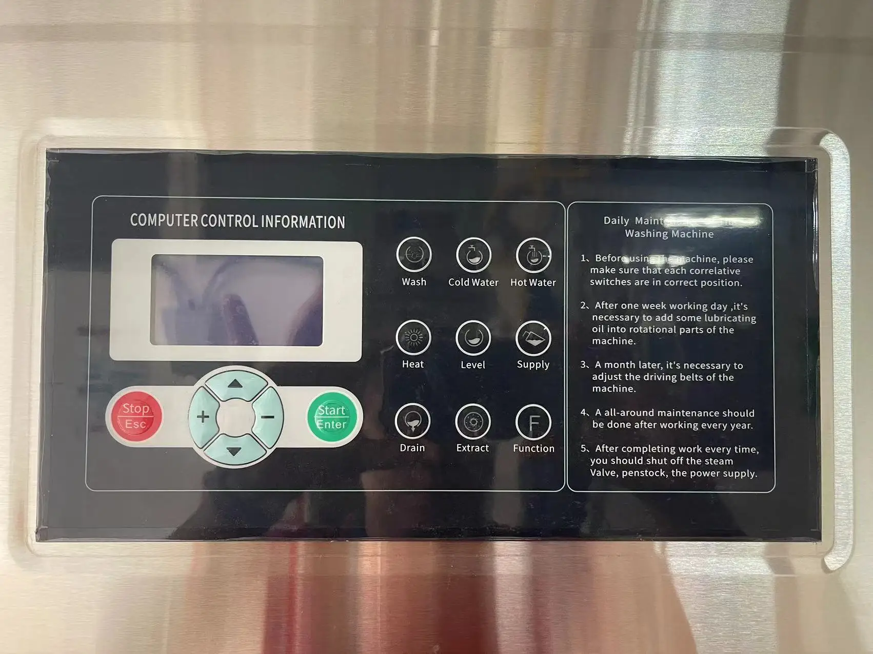 HOOP Laundry Washing Machine industrial washing machine and dryer professional 15kg-25kg for hotel hospital
