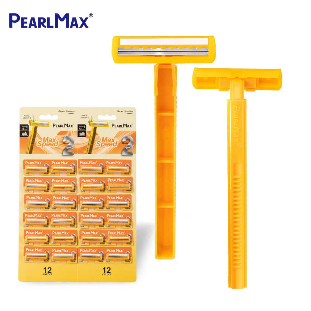 Face Shaving Disposable Shaving Straight Barber Plastic Razor Scrapers Double Edge Razor Head