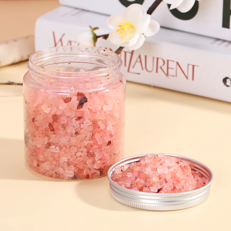 Hot selling custom private label dried flowers muscle relief relaxing natural sea bath crystals salt