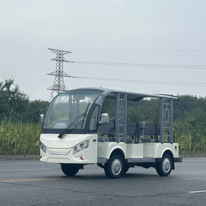 SC8O type 8-passenger open sightseeing car with three rows forward
