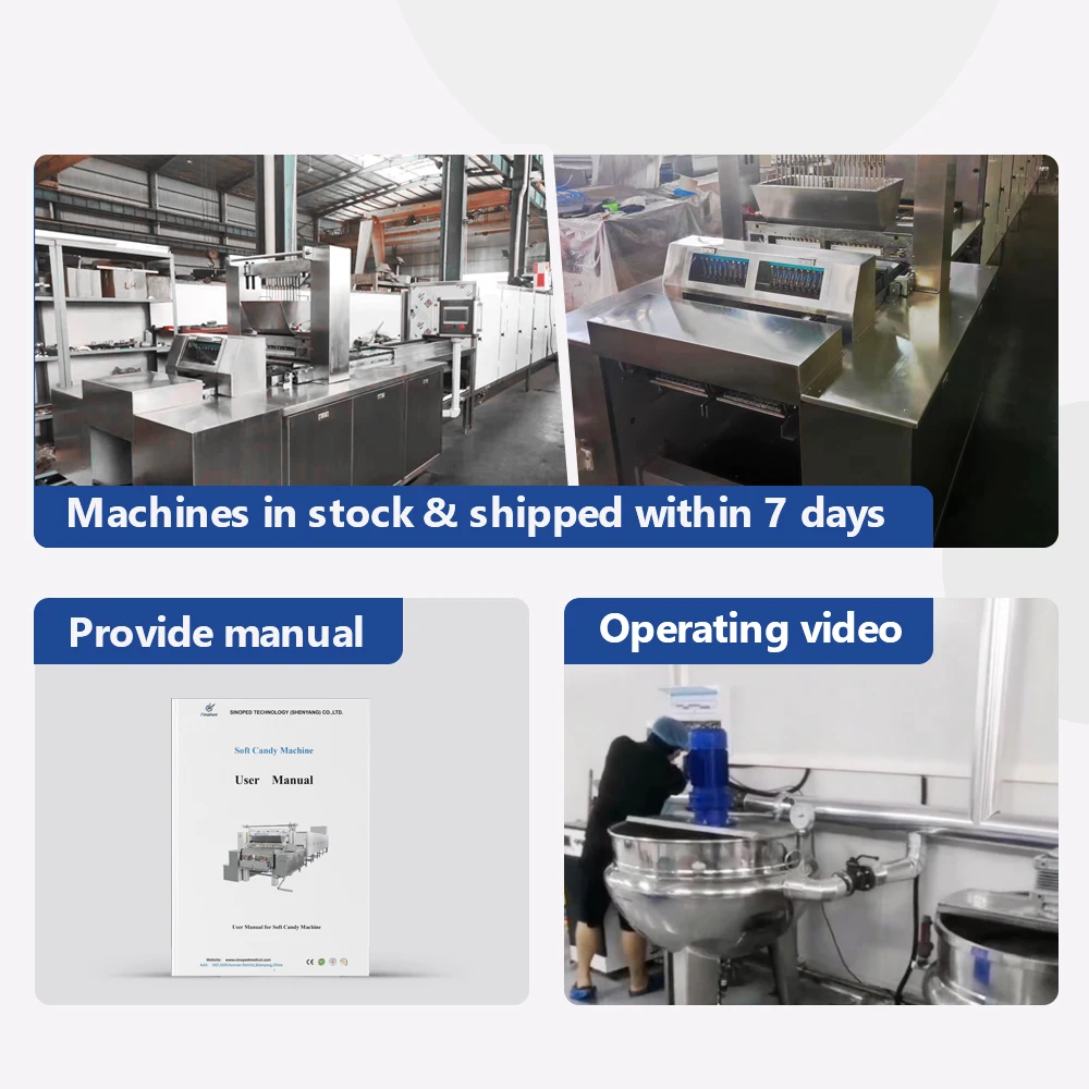 Finalwe High Productivity Fully automatic gummy candy machine