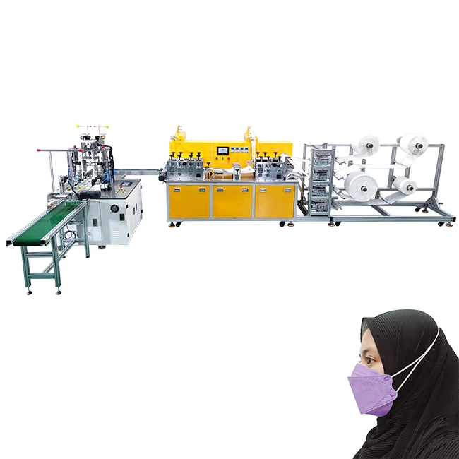 Kf94 Fish Mask Machine Fully Automatic Machine Servo Positioning Kf94 Fish Shape Mask Machine CE Ffp2 Face Mask Ready to Ship 13