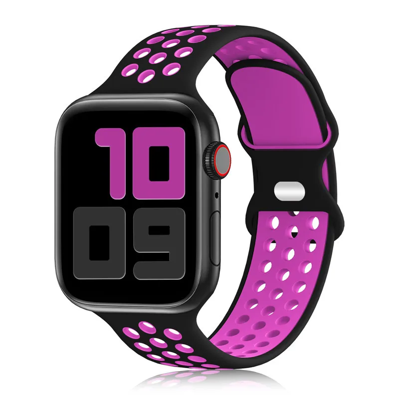 Мягкий силиконовый ремешок Pulseira для часов Slap совместимый с