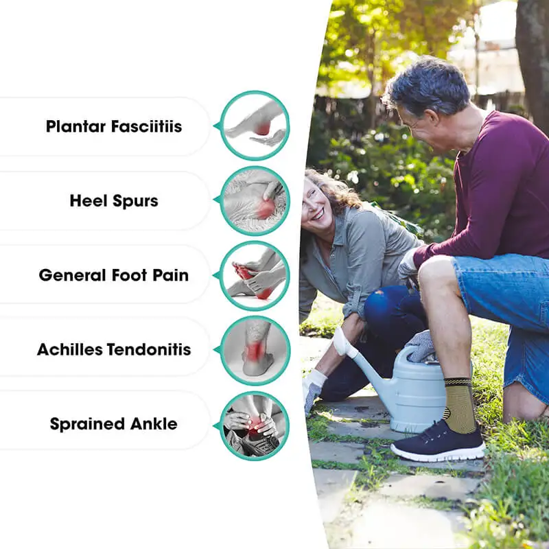 Toeless Arch Support Compression Ankle Brace Sleeve Plantar Fasciitis Orthosis Foot Socks Sleeve Ankle Support