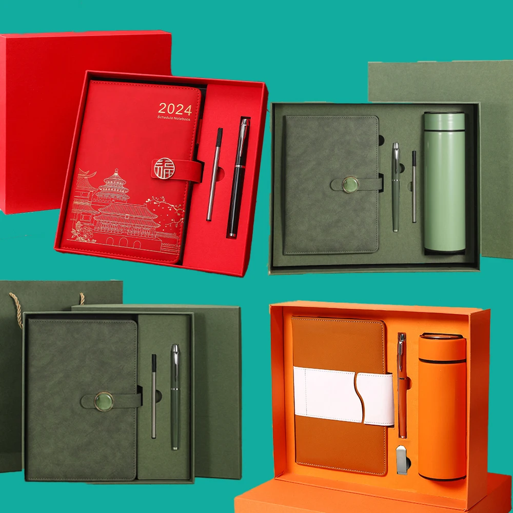 Woman Men Marketing souvenirs gift ideas Corporate Stationery Notebook Cup Luxury Branding Business Gift Sets