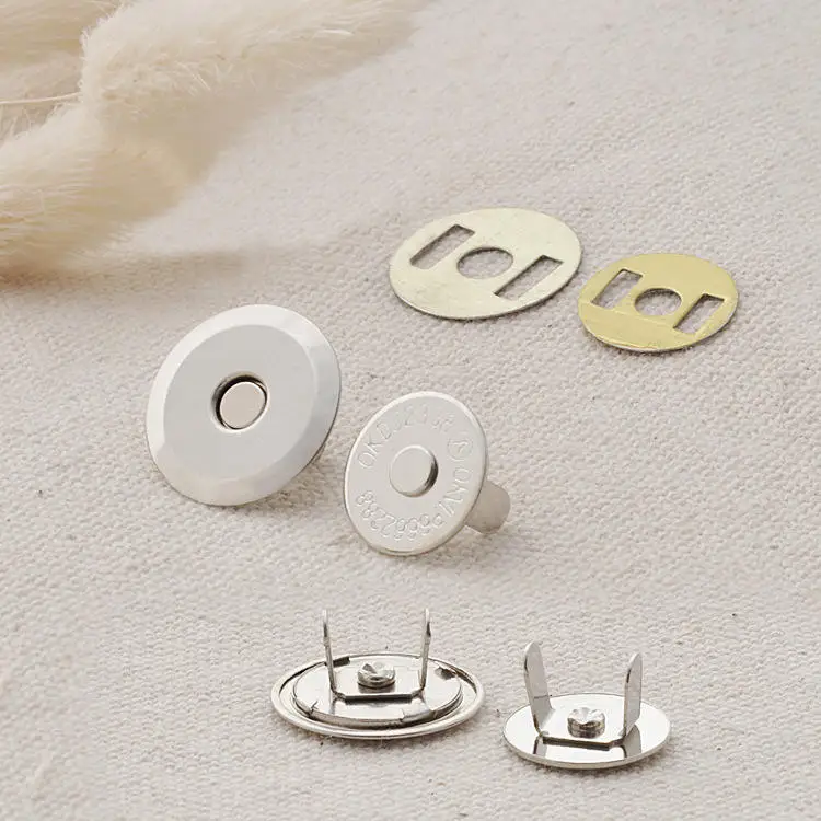 Magnet Button Supplies Custom Color And Logo Thin Magnetic Snap Button