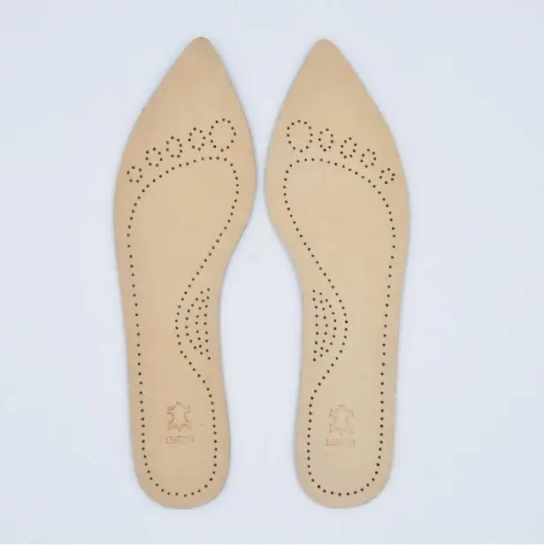 F0061 Hot selling high quality soft genuine leather breathable shock absorption in soles latex women high heel shoes insole