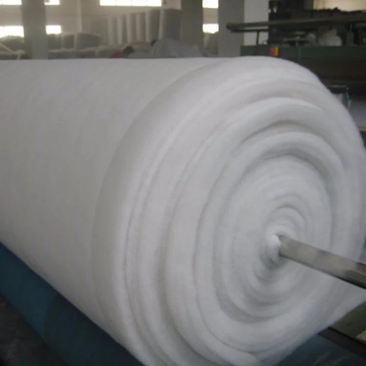 Sofa Cushion Filling Material Flame Retardant Polyester Fiber Thermal Bond Wadding Roll