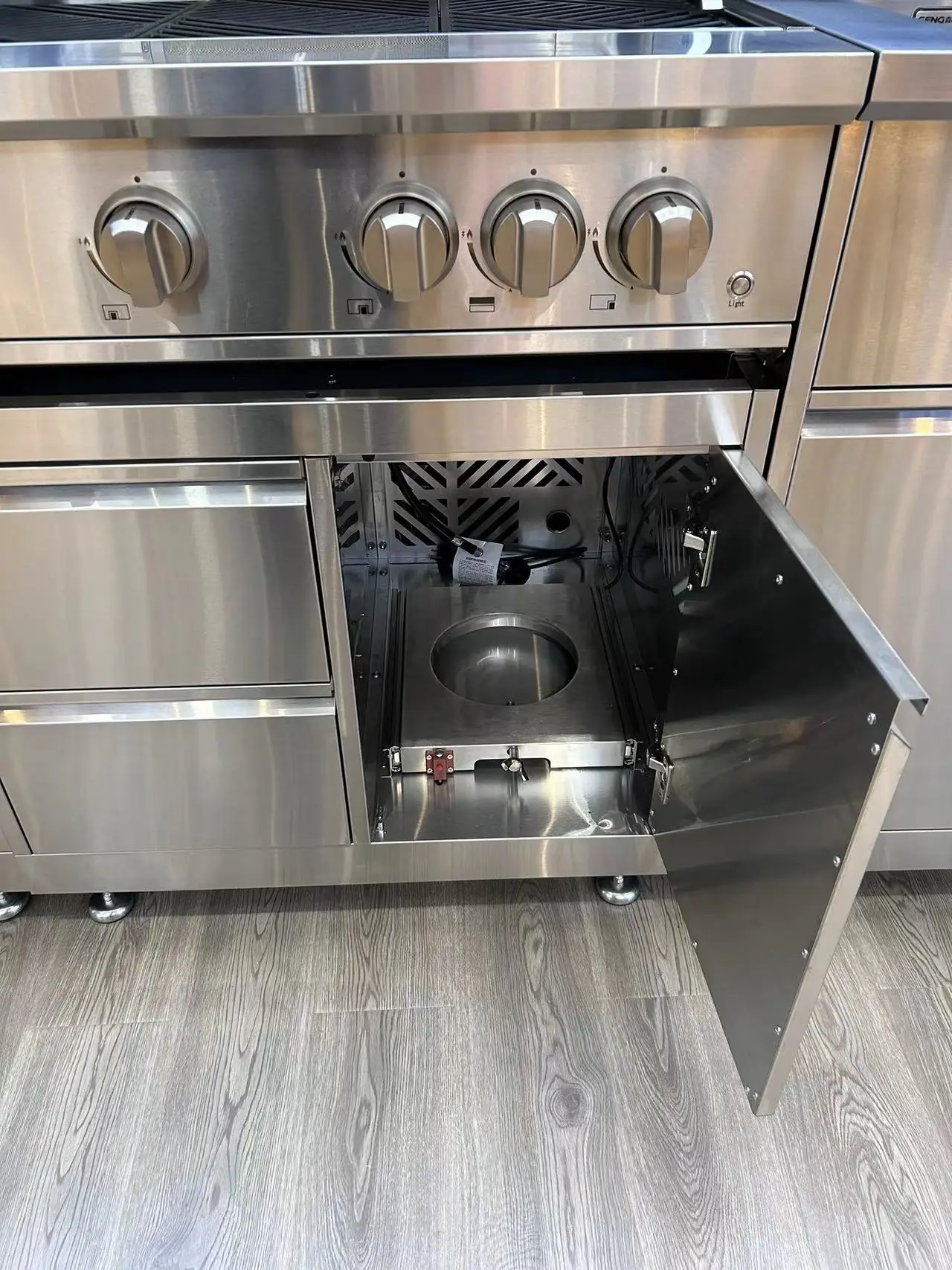 SENG stainless steel table top gas grill