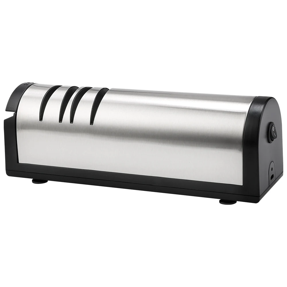 ES01 Kitchen Chef Knife Scissors Sharpener Diamond Abrasives Precision 3 Stage Knife Sharpening Tool Helps Repair Restore Blades