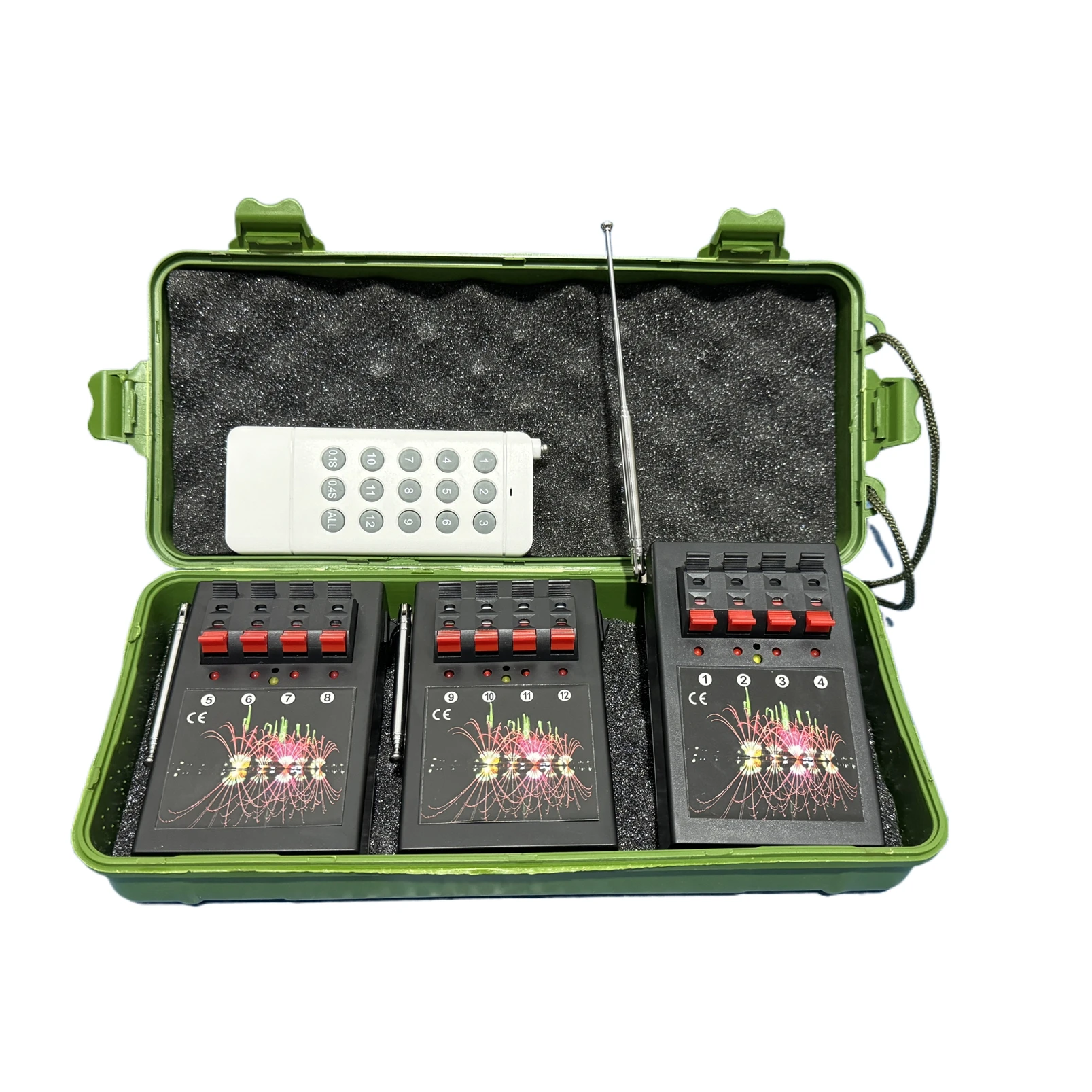 Wholesale party decorations 12 channel wireless remote control fireworks ignition system cold fire fountain pyrotechnic machine