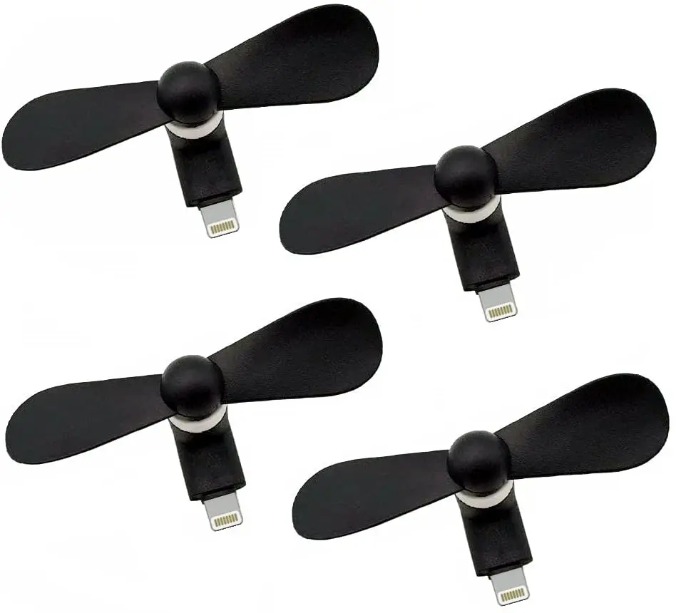 Logo Customized Handheld Outdoor 2 in 1 Portable USB Type C Fast Cooling Travel Mini Fan for Cell Phones
