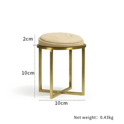 SKQ OEM Beige Velvet Detachable Bracelet Holder Bangle Racks Ring Necklace Stand Jewelry Display