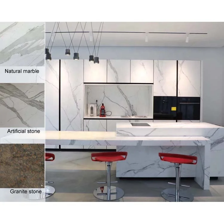 Оптовая продажа, раковина, каменная плита, Мраморная Кухонная гранитная кварцевая столешница