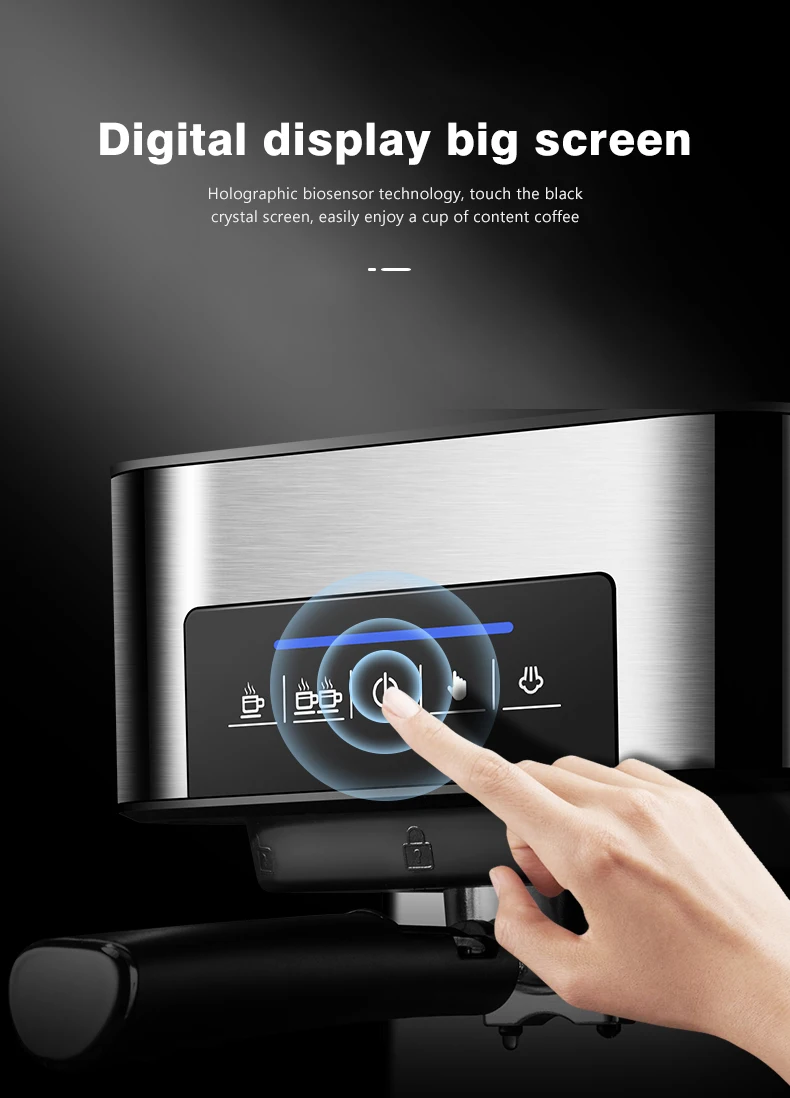 2021 New Design  Cafetera Automatic coffee Machine Italian Espresso Coffee Maker Latte Foam Coffee Machine